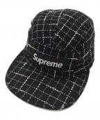 SUPREMEシュプリーム）の古着「Boucle camp cap」｜ブラック