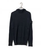 STONE ISLANDストーンアイランド）の古着「Shadow Project Knitted Pullover Hoodie」｜ブラック