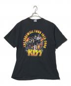 ALL SPORTオールスポーツ）の古着「KISS/バンドTシャツ」｜ブラック