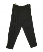 BLACK Scandal Yohji Yamamotoブラックスキャンダルヨウジヤマモト）の古着「KATSURAGI J-NO TUCK W CORD WORK PANTS」｜ブラック