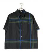 LOEWEロエベ）の古着「SILK COTTON S/S SHIRT」｜ブラック