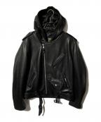 Schottショット）の古着「503HDT HOODED ONESTAR」｜ブラック