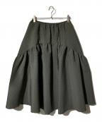 Blueleaブルレア）の古着「Jacquard skirt」｜カーキ