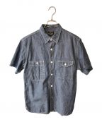 EIGHT Gエイトジー）の古着「CHAMBRAY WORK SHIRT」｜ブルー