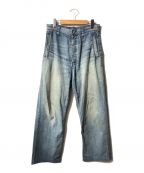 UMBERアンバー）の古着「WIDE LEG DENIM WASH」｜インディゴ