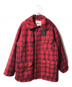 WOOLRICHウールリッチ）の古着「マッキーノジャケット」｜レッド×ブラック