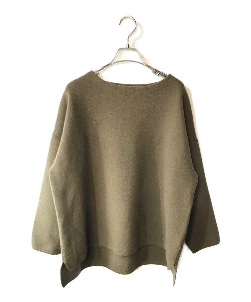 L'appartement（アパルトモン）L'Appartement (アパルトモン) Middle Gauze V/N Knit カーキ サイズ:FREEの古着・服飾アイテム