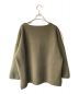 L'Appartement (アパルトモン) Middle Gauze V/N Knit カーキ サイズ:FREE：5000円