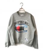 SUPREME×Championシュプリーム×チャンピオン）の古着「19SS Champion Chrome Crewneck」｜グレー