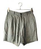 MATSUFUJIマツフジ）の古着「Dobby Weave Short Trousers」｜グレー