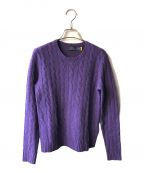 POLO RALPH LAURENポロ・ラルフローレン）の古着「julianna classic long sleeve sweater」｜パープル