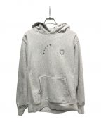 OLD FOLK HOUSEオールドフォークハウス）の古着「Circle Logo Studs Sweat Hoodie」｜グレー