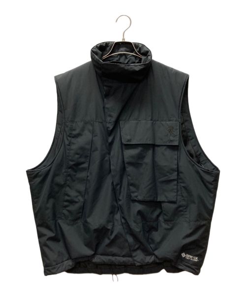 ALMOSTBLACK（オールモストブラック）ALMOSTBLACK (オールモストブラック) D-VEC (ディーベック) GORE-TEX INFUNIUM 2L VEST ブラック サイズ:Lの古着・服飾アイテム