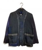 Porter Classicポータークラシック）の古着「HAND WORK SWEAT BLAZER」｜ブラック