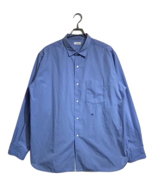 nanamicaナナミカ）の古着「Regular Collar Wind Shirt」｜ブルー