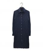 theoryセオリー）の古着「Fine Slub Rib Shirt Dress」｜ネイビー