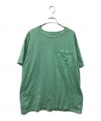 THE NORTHFACE PURPLELABEL×JOURNAL STANDARDザ・ノースフェイス パープルレーベル×ジャーナル スタンダード）の古着「7oz H/S POCKET TEE  ポケットTシャツ」｜グリーン