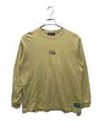 WIND AND SEA×GOD SELECTION XXXウィンダンシー×ゴッドセレクショントリプルエックス）の古着「コラボ L/S TEE」｜ベージュ