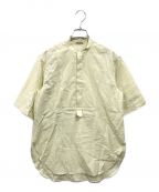 AURALEEオーラリー）の古着「WASHED FINX TWILL HALF SLEEVED P/O SHIRT」｜アイボリー