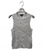 theoryセオリー）の古着「Wooster Crepe Knit Sleeveless Shell」｜グレー