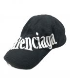 BALENCIAGAバレンシアガ）の古着「DIAGONAL CAP」｜ブラック