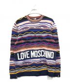 LOVE MOSCHINOラブモスキーノ）の古着「3Dニット」｜マルチカラー