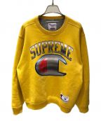 Champion×SUPREMEチャンピオン×シュプリーム）の古着「Chrome Crewneck」｜イエロー