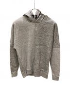 1piu1uguale3×R[10]ウノピュウノウグァーレトレ×）の古着「CRAZY GRAY SWEAT PULLOVER HOODIE」｜グレー