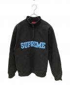 SUPREMEシュプリーム）の古着「Collegiate Half Zip Pullover」｜ブラック