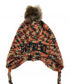 SUPREME×New Eraシュプリーム×ニューエラ）の古着「Toboggan beanie」｜オレンジ×ベージュ