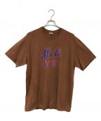 SUPREME×MLBシュプリーム×エムエルビー）の古着「New York Mets Kanji Teams Tee」｜ブラウン