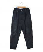 G-STAR RAWジースターロゥ）の古着「CORRECT BRONSON PLEATED PANTS」｜ネイビー