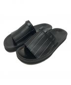 ISSEY MIYAKE MENイッセイミヤケメン）の古着「Black Stripe Sandals」｜ブラック