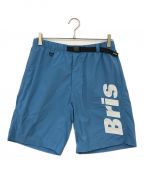 F.C.R.B.エフシーレアルブリストル）の古着「APPLIQUE ADJUSTABLE SHORTS」｜ブルー