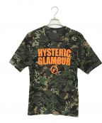 Hysteric Glamourヒステリックグラマー）の古着「CIRCLE GIRL LOGO TEE」｜グリーン