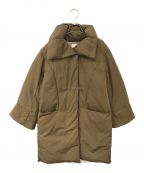 Plageプラージュ）の古着「Stand collar down coat」｜ブラウン