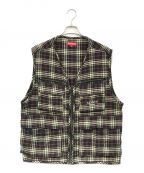 SUPREMEシュプリーム）の古着「Tartan flannel cargo vest」｜ブラック