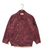 SUPREME×STONE ISLANDシュプリーム×ストーンアイランド）の古着「Reactive Ice Camo Ripstop Jacket」｜レッド