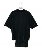 RICK OWENS×Championリックオウエンス×チャンピオン）の古着「Toga Mesh T-Shirt」｜ブラック