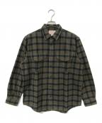 FILSON GARMENTフィルソン ガーメント）の古着「ALASKAN GUIDE SHIRT」｜オリーブ