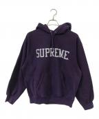 SUPREMEシュプリーム）の古着「Varsity Hooded Sweatshirt」｜パープル