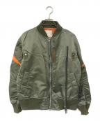 sacaiサカイ）の古着「20SS MA-1 BOMBER JACKET」｜オリーブ