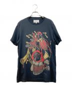 Martin Margiela 10マルタン・マルジェラ 10）の古着「プリントTシャツ」｜ブラック