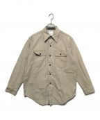 MADISON BLUEマディソンブルー）の古着「HAMPTON SHIRT BACK SATIN」｜ベージュ