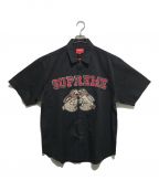 SUPREMEシュプリーム）の古着「Bunnies S/S Work Shirt」｜ブラック