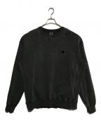 THE BLACK EYE PATCHブラックアイパッチ）の古着「SMALL OG LABEL PIGMENT DYDED CREW SWEAT」｜グレー