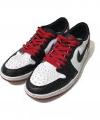 NIKEナイキ）の古着「Air Jordan 1 LOW OG」｜ブラック×レッド