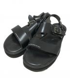 foot the coacherフットザコーチャー）の古着「S.S.BELT SANDALS（ベルトサンダル）」｜ブラック