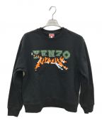 KENZOケンゾー）の古着「'KENZO PIXEL' スウェット」｜ブラック