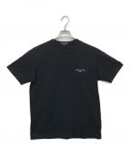 COMME des GARCONS HOMMEコムデギャルソン オム）の古着「綿天竺プリントTシャツ」｜ブラック